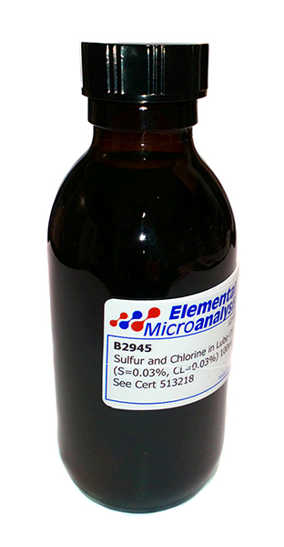 DISCONTINUED

Sulfur and Chlorine in Lube Oil (S=0.03%, CL=0.03%) 100ml  See Cert 513218